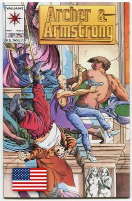 Archer & Armstrong 4 »If Killer Ninja Nuns Be My Destiny« (Vol. 1, Valiant 1992) Z. 1+