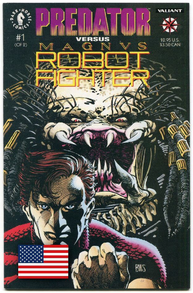 Predator vs. Magnus Robot Fighter 1 »Sport« (Valiant 1992) Z. 1+