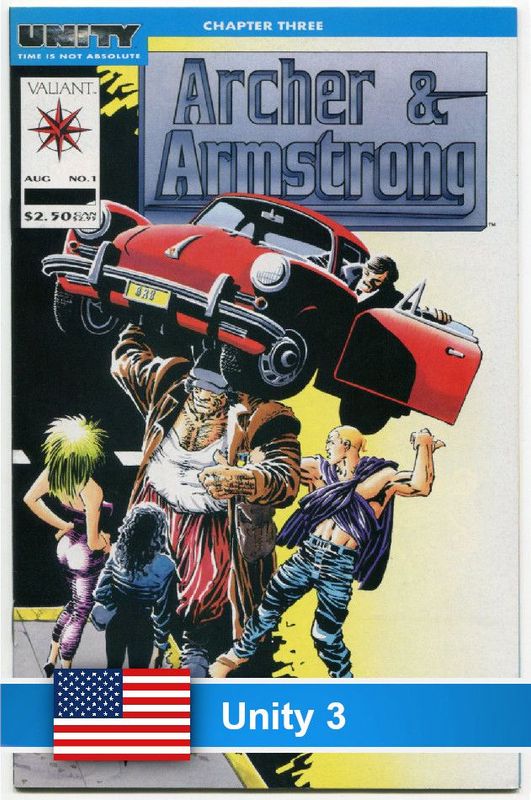 Archer & Armstrong 1 »Up Against The Wall, Mother« (Vol. 1, Valiant 1992) Z. 0-1