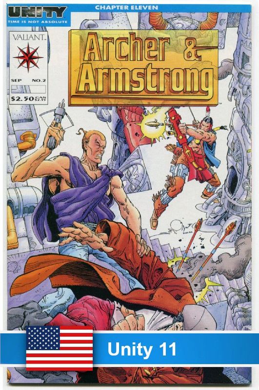 Archer & Armstrong 2 »Turok and Roll All Night« (Vol. 1, Valiant 1992) Z. 0-1