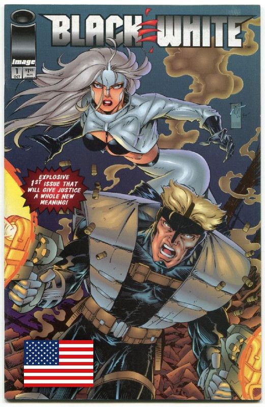 Black & White 1 »Black« (First Printing, Image 1994) Z. 1+