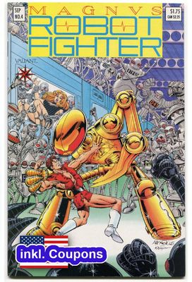 Magnus Robot Fighter 4 »Steel Nation (4/4): Savior« (inkl. Coupons, Valiant 1991) Z. 1+