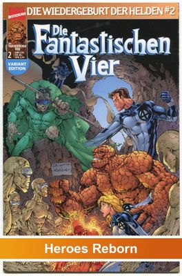Die Fantastischen Vier 2 »Vergeltung« (Variantcover, Panini 1999) Z. 1+