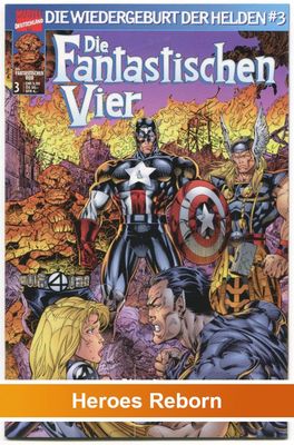 Die Fantastischen Vier 3 »Entdeckungen« (Panini 1999) Z. 1+