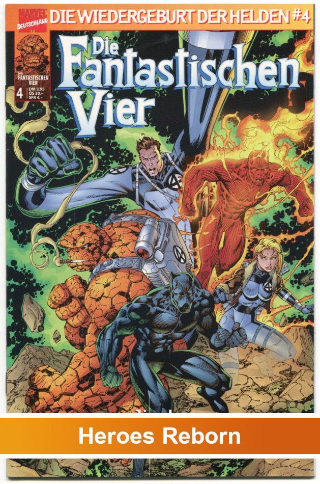 Die Fantastischen Vier 4 »Das Herz der Finsternis« (Panini 1999) Z. 1+