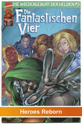 Die Fantastischen Vier 5 »Alte Bekannte« (Panini 1999) Z. 1+