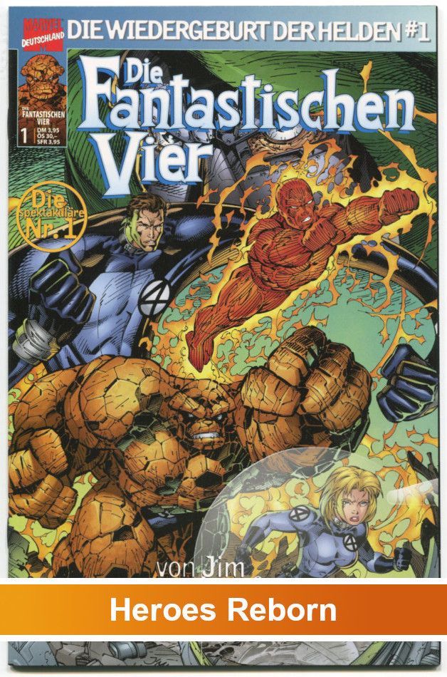 Die Fantastischen Vier 1 »Wiedergeburt« (Panini 1999) Z. 0-1
