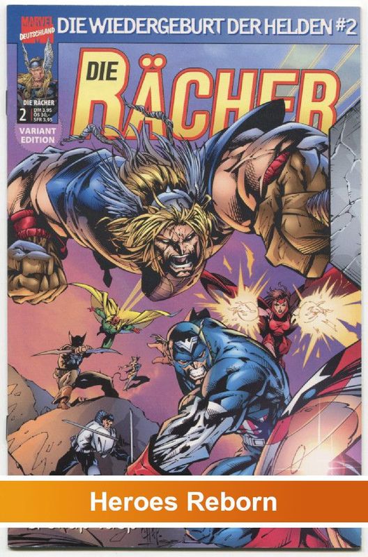 Die Rächer 2 »Fremde Mächte« (Variantcover, Panini 1999) Z. 1+