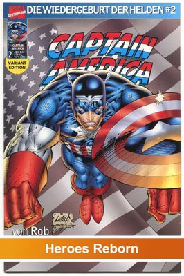 Captain America 2 »Geheimnisse« (Variantcover, Panini 1999) Z. 0-1