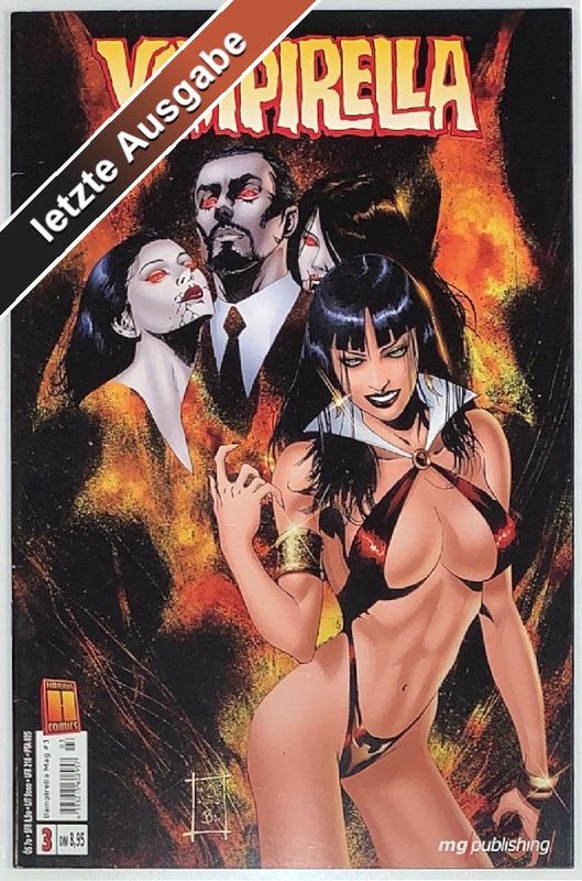 Vampirella 3 »Der Aufstieg des Bösen« (GbÜ, mg publishing 2000) Z. 0-1