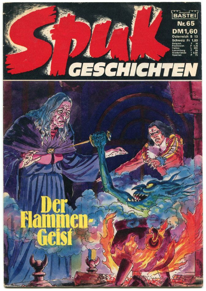 Spukgeschichten 65 »Der Flammengeist« (Bastei 1981) Z. 1-2