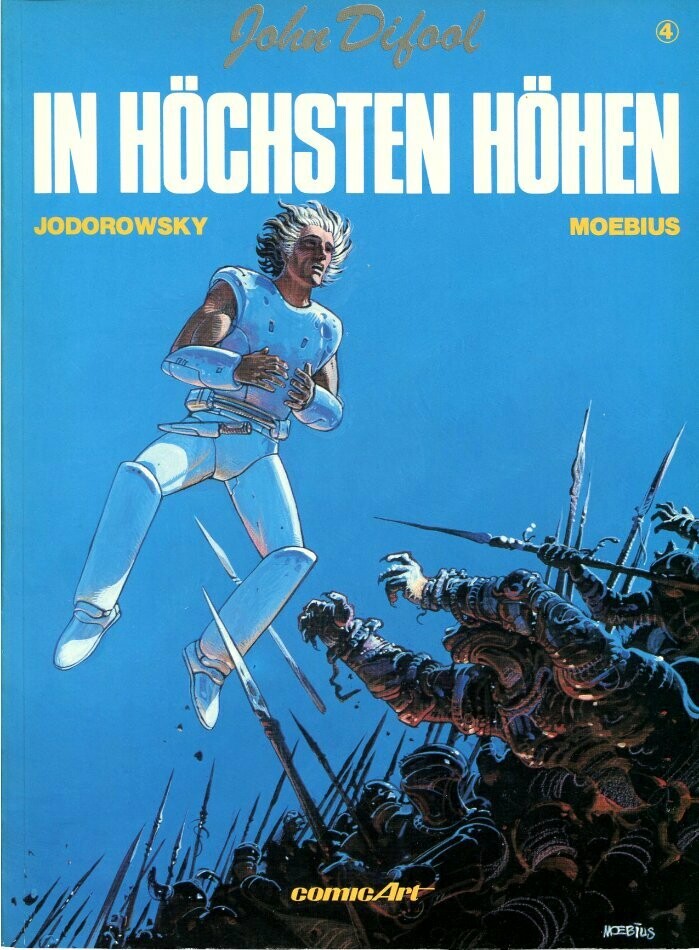 John Difool 4 »In höchsten Höhen« (Carlsen, 1. Auflage 1985) Z. 1+ John Difool 4 »In höchsten Höhen« (Carlsen, 1. Auflage 1985) Z. 1+
