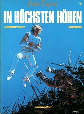 John Difool 4 »In höchsten Höhen« (Carlsen, 1. Auflage 1985) Z. 1+ John Difool 4 »In höchsten Höhen« (Carlsen, 1. Auflage 1985) Z. 1+