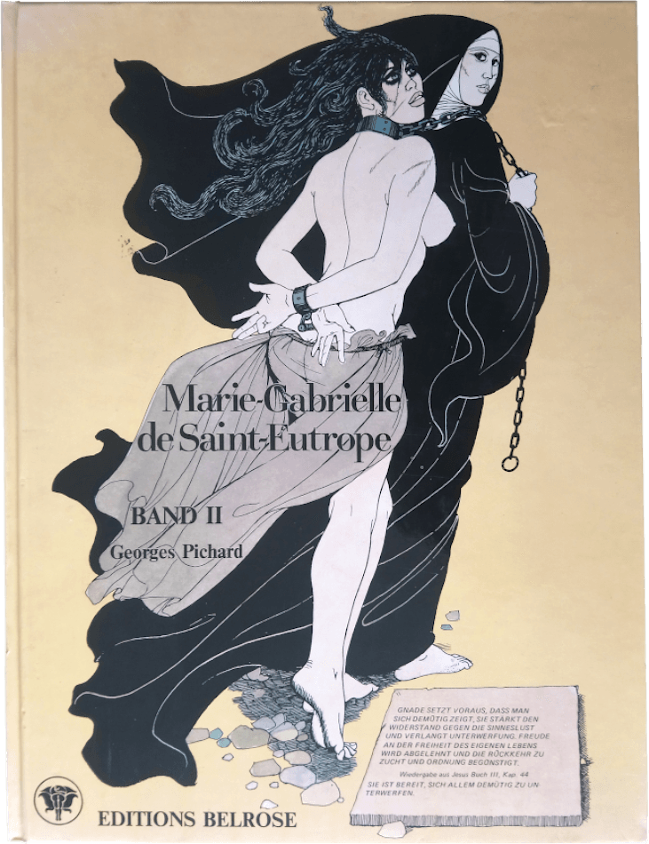 Pichard: »Marie-Gabrielle de Saint-Eutrope (2)« (HC, Ed. Belrose 1982) Z.1+ Pichard: »Marie-Gabrielle de Saint-Eutrope (2)« (HC, Ed. Belrose 1982) Z.1+