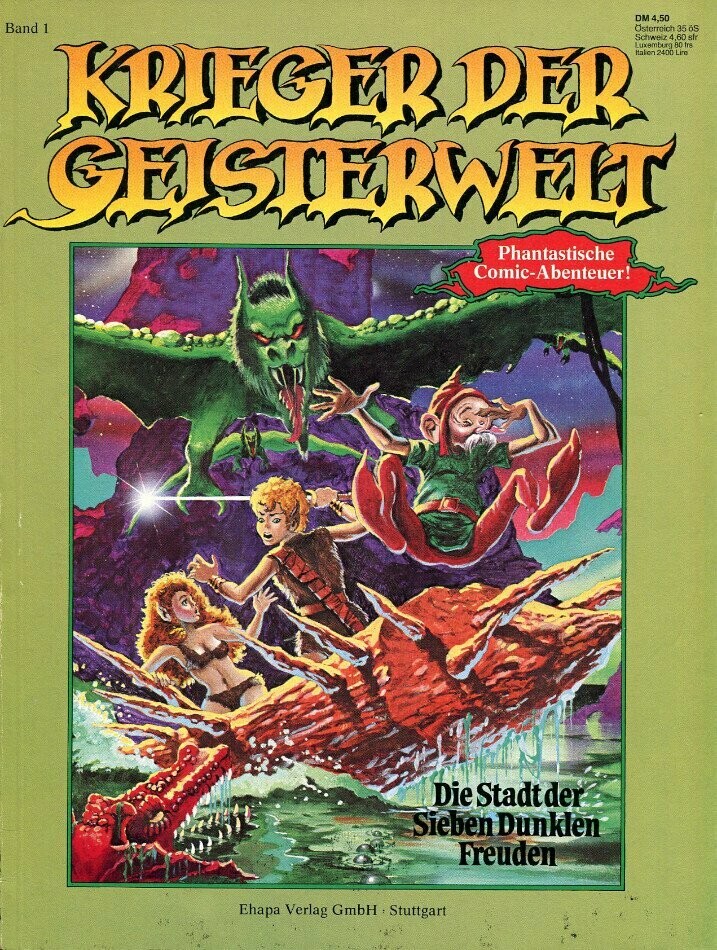 Krieger der Geisterwelt 1 »Die Stadt der Sieben Dunklen Freuden« (Ehapa 1980) Z. 1-2 Krieger der Geisterwelt 1 »Die Stadt der Sieben Dunklen Freuden« (Ehapa 1980) Z. 1-2