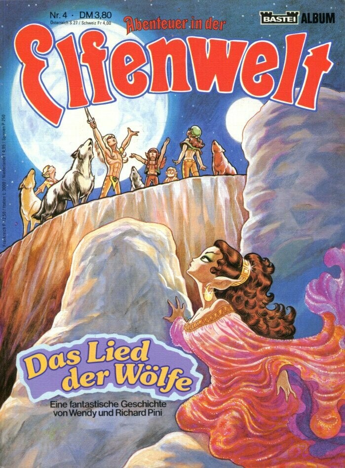 Abenteuer in der Elfenwelt 4 »Das Lied der Wölfe« (Bastei 1984) Z. 1+