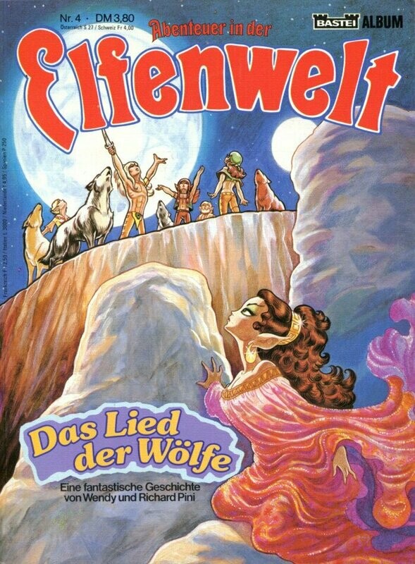 Abenteuer in der Elfenwelt 4 »Das Lied der Wölfe« (Bastei 1984) Z. 1+