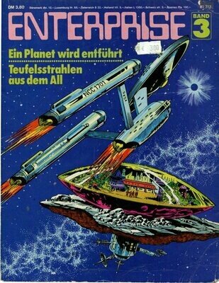 Enterprise 3 »Ein Planet wird entführt«, »Teufelsstrahlen aus dem All« (Koralle 1975) Z. 2 Enterprise 3 »Ein Planet wird entführt«, »Teufelsstrahlen aus dem All« (Koralle 1975) Z. 2