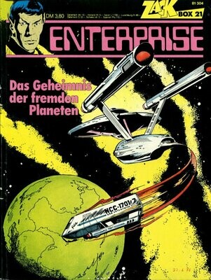 Enterprise (4) »Das Geheimnis der fremden Planeten« (Zack Box 21, Koralle 1976) Z. 1-2 Enterprise (4) »Das Geheimnis der fremden Planeten« (Zack Box 21, Koralle 1976) Z. 1-2