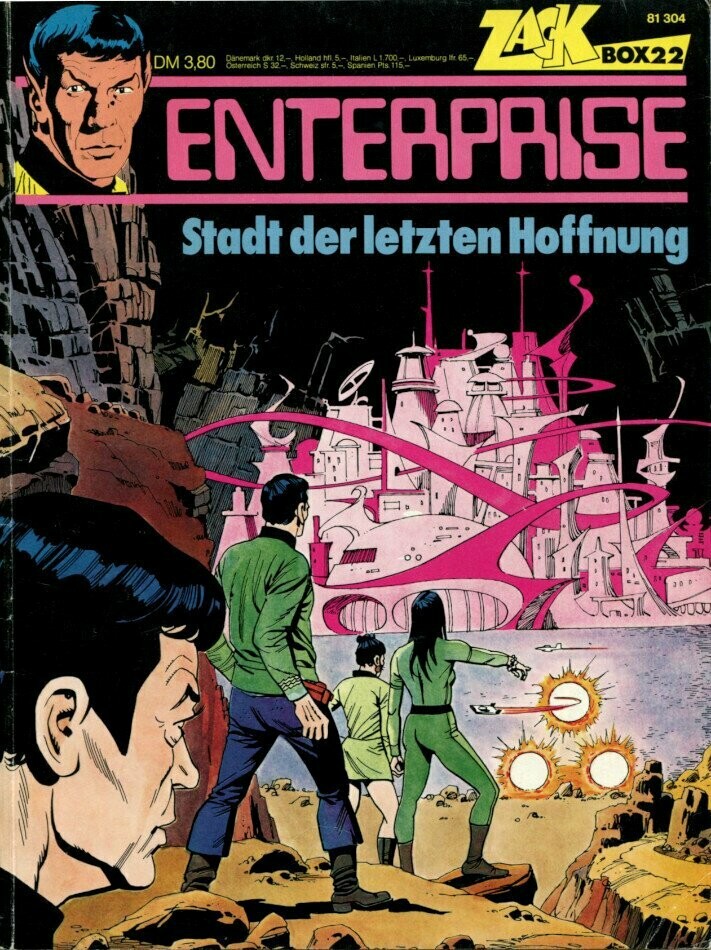 Enterprise (5) »Stadt der letzten Hoffnung« (Zack Box 22, Koralle 1976) Z. 2 Enterprise (5) »Stadt der letzten Hoffnung« (Zack Box 22, Koralle 1976) Z. 2