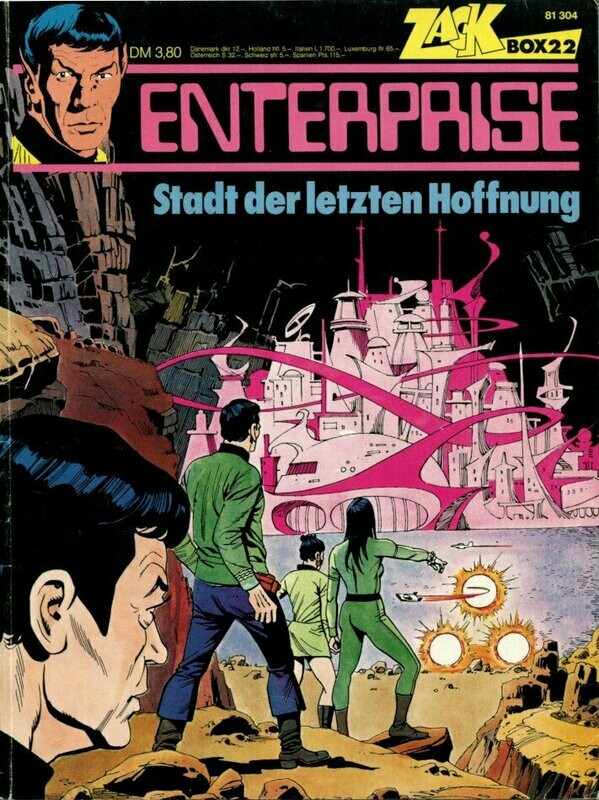 Enterprise (5) »Stadt der letzten Hoffnung« (Zack Box 22, Koralle 1976) Z. 2 Enterprise (5) »Stadt der letzten Hoffnung« (Zack Box 22, Koralle 1976) Z. 2