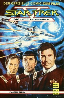 Star Trek V »Die letzte Grenze« Comic zum Film (Star Trek Album 1, Hethke 1989) Z. 1 Star Trek V »Die letzte Grenze« Comic zum Film (Star Trek Album 1, Hethke 1989) Z. 1