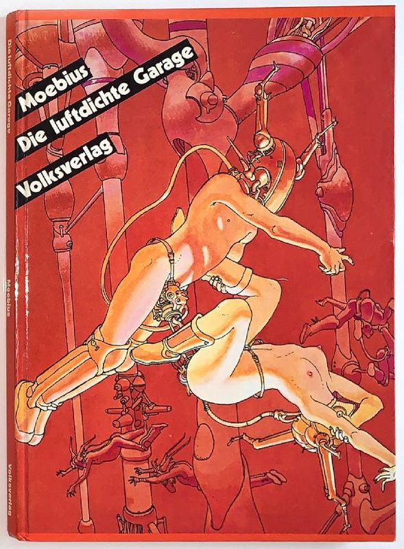 Moebius: »Die luftdichte Garage« (Erstausgabe, HC, Volksverlag 1983) Z. 1