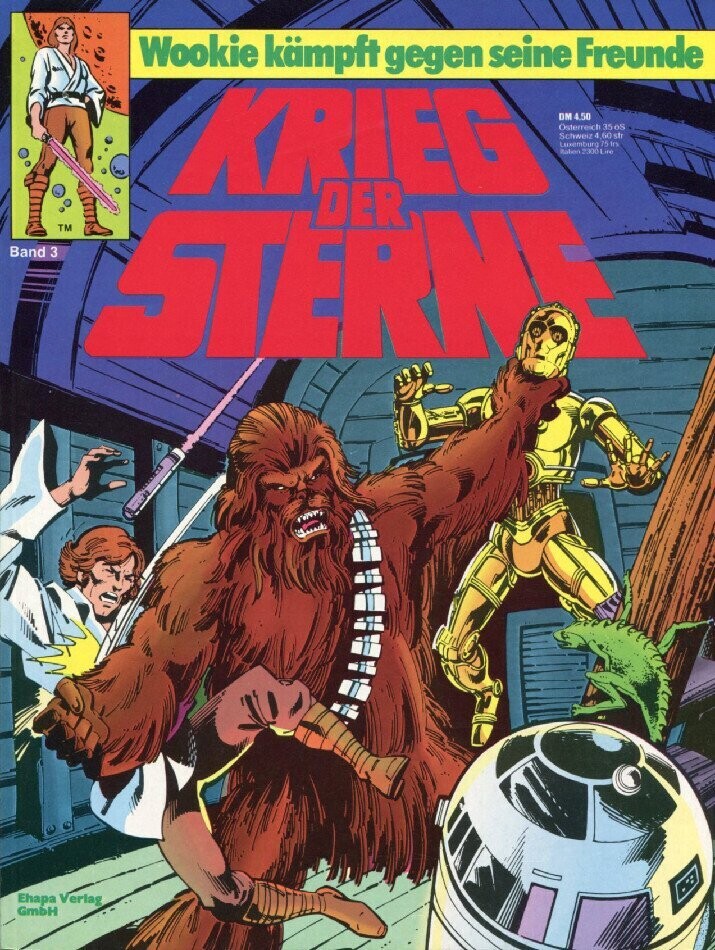 Krieg der Sterne 3 »Wookie kämpft gegen seine Freunde« (Ehapa 1980) Z.1-2