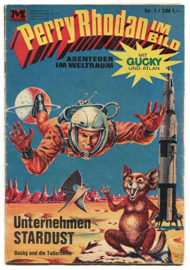 Perry Rhodan im Bild 1 »Unternehmen STARDUST« (Moewig 1967) Z. 2 Perry Rhodan im Bild 1 »Unternehmen STARDUST« (Moewig 1967) Z. 2