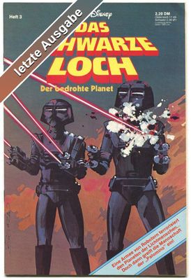 Das Schwarze Loch 3 »Der bedrohte Planet« (Ehapa 1981) Z. 1 Das Schwarze Loch 3 »Der bedrohte Planet« (Ehapa 1981) Z. 1