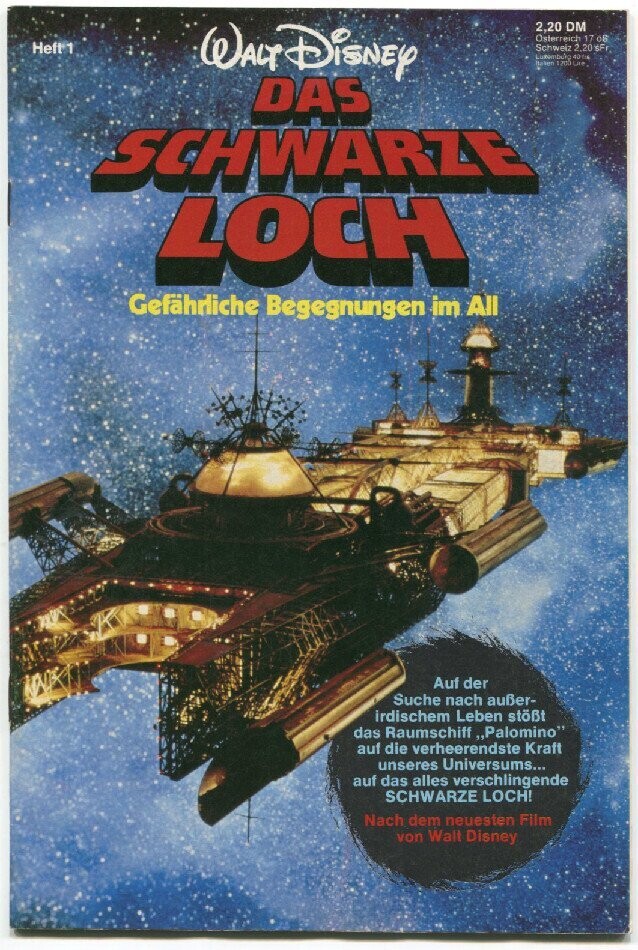Das Schwarze Loch 1 »Gefährliche Begegnungen im All« Comic zum Film (Ehapa 1980) Z. 0-1