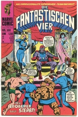 Die Fantastischen Vier 100 »Unsere Welt – versklavt!« (Williams 1977) Z. 2 Die Fantastischen Vier 100 »Unsere Welt – versklavt!« (Williams 1977) Z. 2