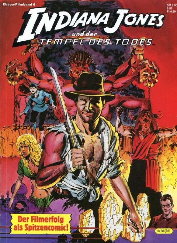 »Indiana Jones und der Tempel des Todes« (Filmband 6, Ehapa 1984) Z.1