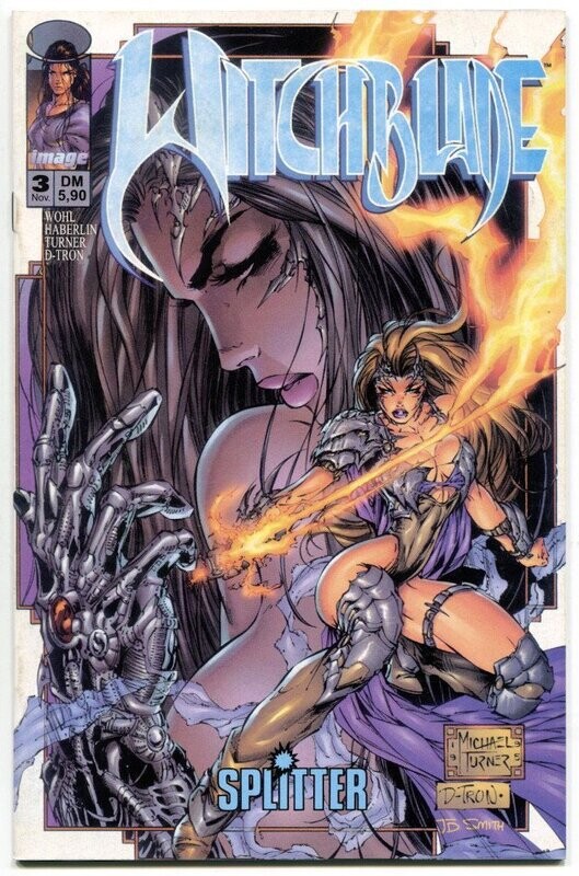 Witchblade 3 (Buchhandel, Splitter, 1. Auflage 1996) Z.1+