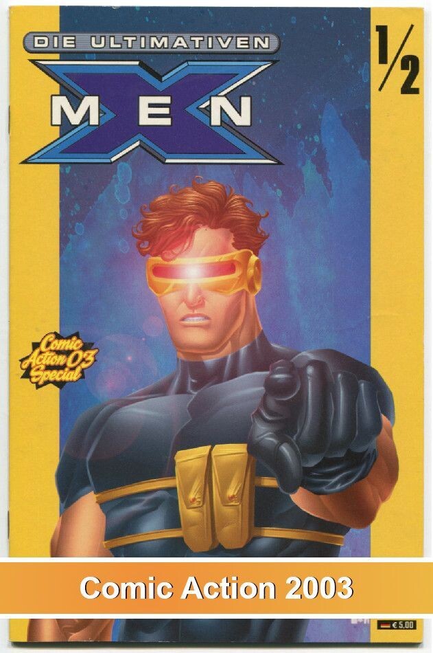 Ultimative X-Men 1/2, Ultimativer Spiderman 1/2 (limit. Sonderausgabe, Panini 2003) Z. 0-1 Ultimative X-Men 1/2, Ultimativer Spiderman 1/2 (limit. Sonderausgabe, Panini 2003) Z. 0-1