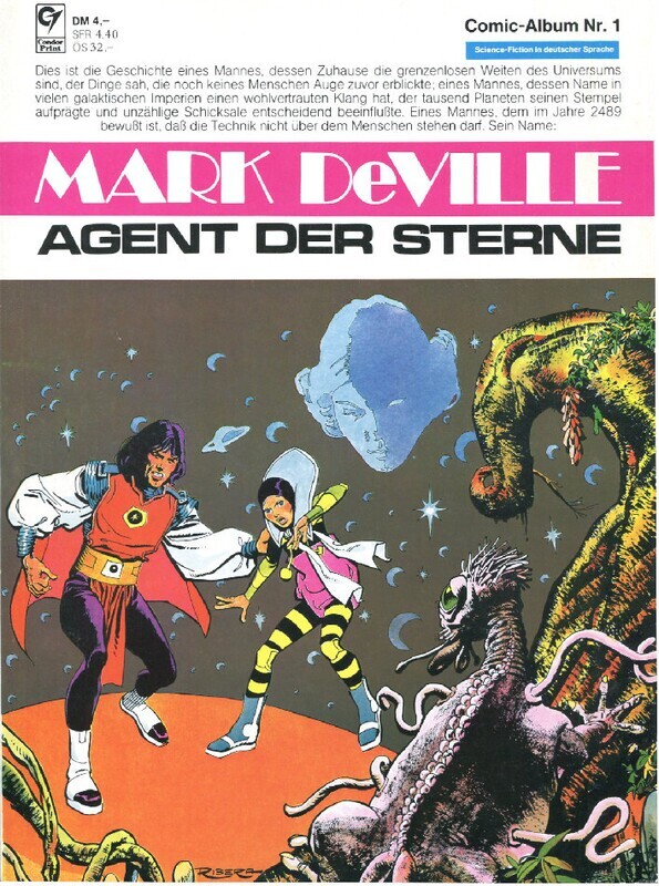 Mark DeVille 1 »Agent der Sterne« (Condor 1979) Z.1