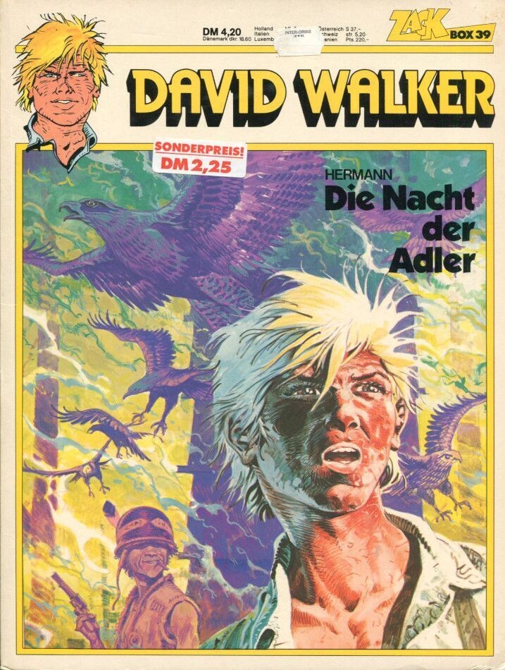 David Walker 1 »Die Nacht der Adler« (Zack Box 39, Koralle 1980) Z.1-2 David Walker 1 »Die Nacht der Adler« (Zack Box 39, Koralle 1980) Z.1-2