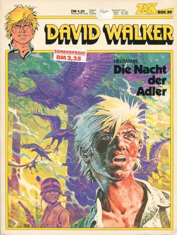 David Walker 1 »Die Nacht der Adler« (Zack Box 39, Koralle 1980) Z.1-2