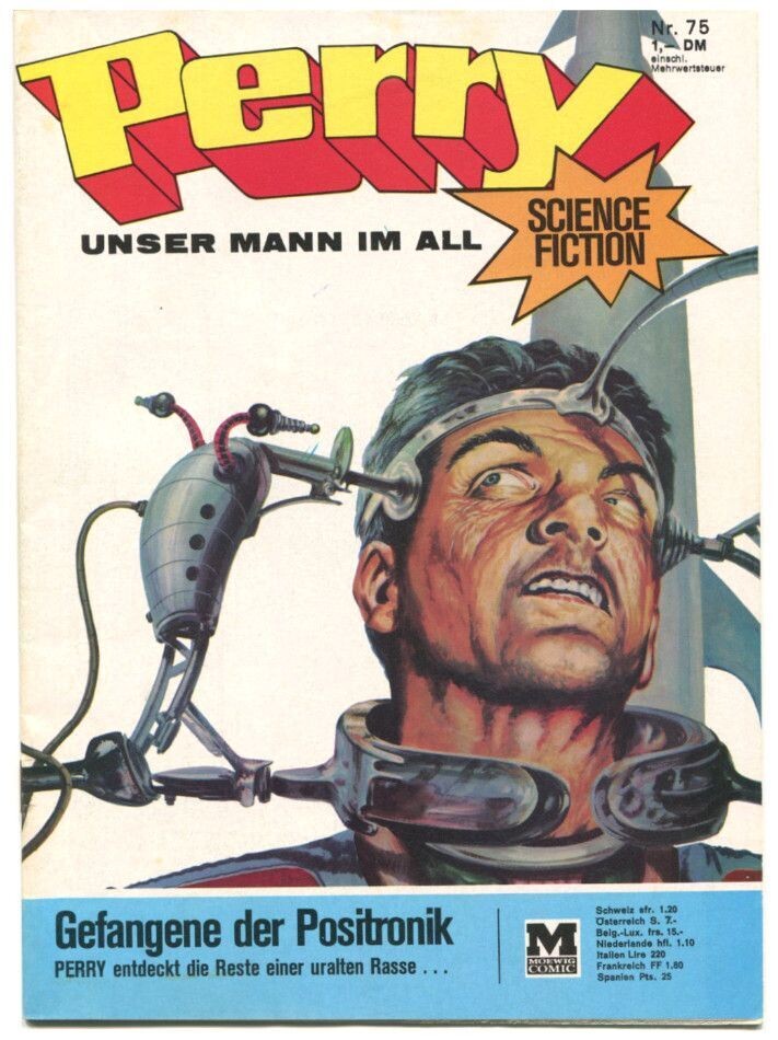 Perry 75 »Gefangene der Positronik« (Moewig 1973) Z. 1*