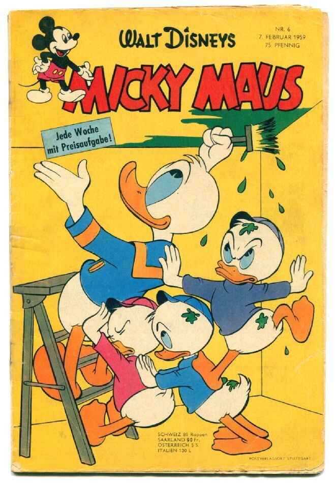 Micky Maus 6/59 (mit Sammelecke, Ehapa 1959) Z. 3 Micky Maus 6/59 (mit Sammelecke, Ehapa 1959) Z. 3