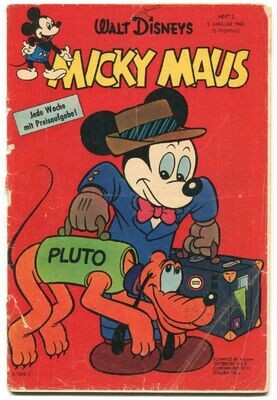 Micky Maus 2/60 (mit Sammelecke, Ehapa 1960) Z. 2-3 Micky Maus 2/60 (mit Sammelecke, Ehapa 1960) Z. 2-3