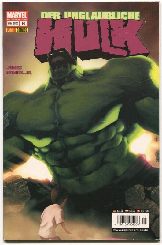 Der unglaubliche Hulk 6 »Dann waren es zwei...« (Panini 2003) Z. 0-1 Der unglaubliche Hulk 6 »Dann waren es zwei...« (Panini 2003) Z. 0-1