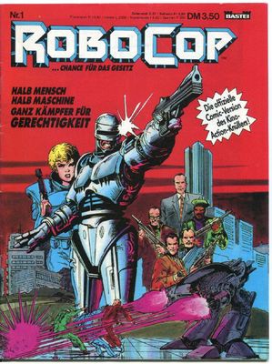 »Robocop. Die Comic-Version des Films« (GbÜ, Bastei 1988) Z. 1 »Robocop. Die Comic-Version des Films« (GbÜ, Bastei 1988) Z. 1