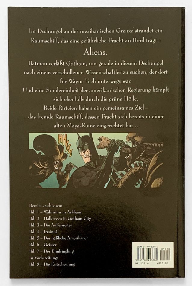 Batman • Aliens (1/2) »Der Eindringling« (Ehapa, 1. Auflage 1998) Z. 0-1