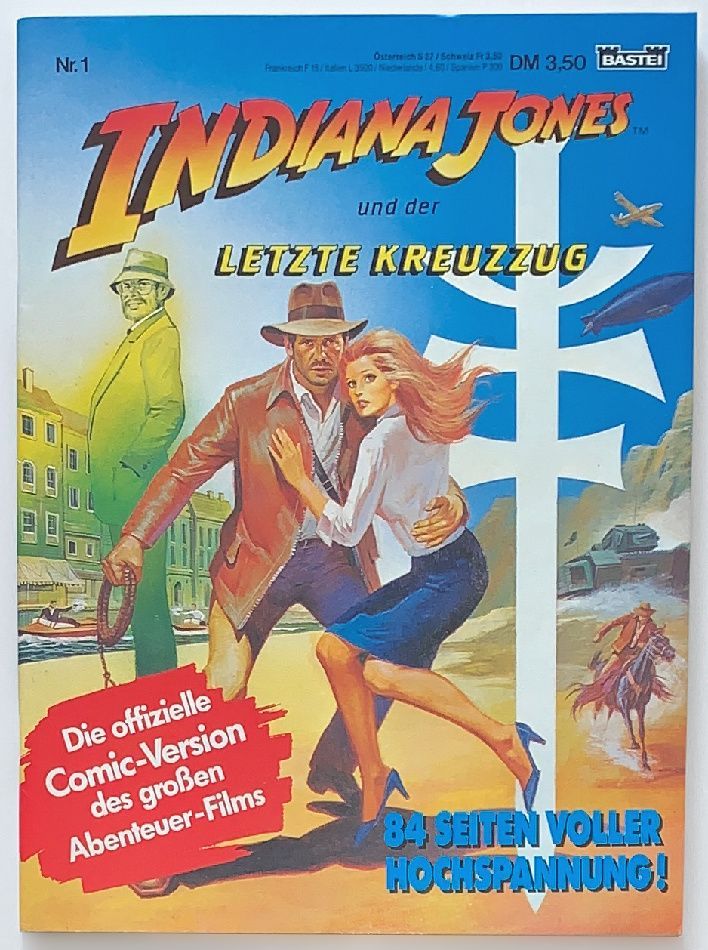 »Indiana Jones und der letzte Kreuzzug« Comic zum Film (GbÜ, Bastei 1989) Z.1