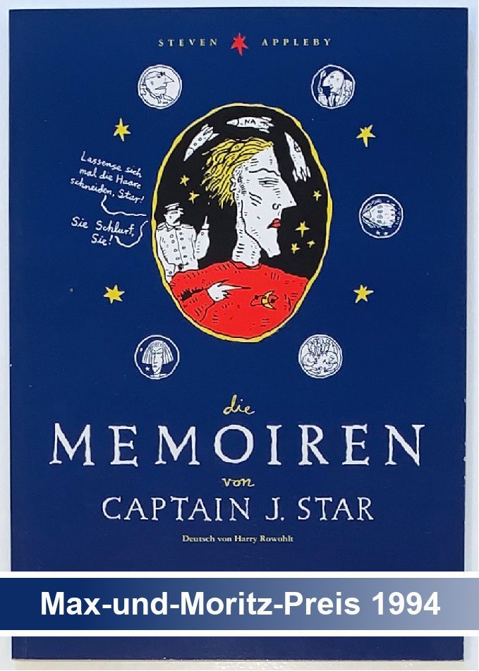 »Die Memoiren des Captain J. Star« (Achterbahn, 1. Auflage 1994) Z. 1+