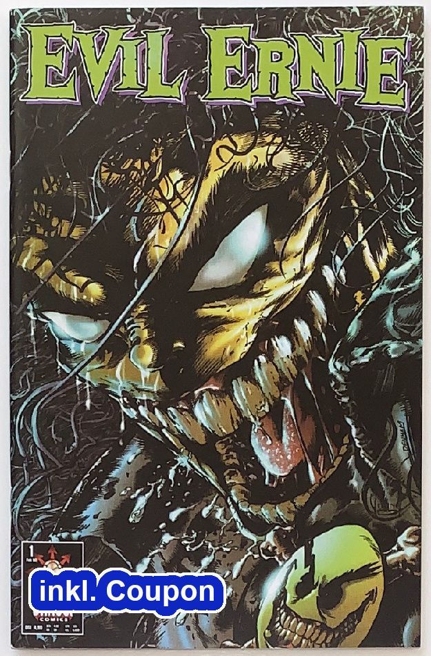 Evil Ernie Miniserie 1 (inkl. Coupon, Chaos 1998) Z. 0-1 Evil Ernie Miniserie 1 (inkl. Coupon, Chaos 1998) Z. 0-1