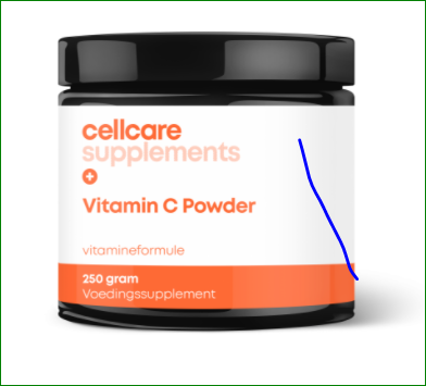 Cellcare Vitamine C Powder - poeder - 250 gram Cellcare Vitamine C Powder - poeder - 250 gram