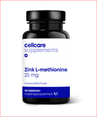 Zink L-methionine 25 mg  - 90 tabletten
