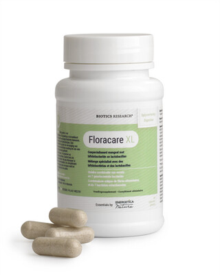 Biotics Floracare XL, pre- en probiotica, 60 caps